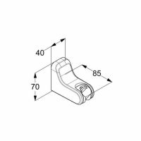 Держатель ручного душа Kludi Freshline 6455205-00 Хром — фото 2, Держатели для душа