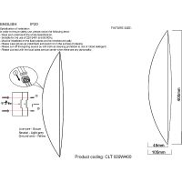 Товар: Настенный светильник Crystal Lux CLT 029W400 WH Белый - фото 3 Настенный светильник Crystal Lux CLT 029W400 WH Белый — фото 3, Светильники