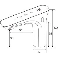 Товар: Смеситель для раковины beWash Photocell BWAM0BS8041 Хром - фото 2 Смеситель для раковины beWash Photocell BWAM0BS8041 Хром — фото 2, Смесители