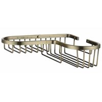 Товар: Полка корзина Kaiser KH-5031 угловая Бронза - фото 1 Полка корзина Kaiser KH-5031 угловая Бронза — фото 1, Полки для ванной и душа