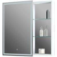 Товар: Зеркальный шкаф Континент Aperio LED 80 L МВК006 с подсветкой Белый - фото 2 Зеркальный шкаф Континент Aperio LED 80 L МВК006 с подсветкой Белый — фото 2, Зеркальные шкафы в ванную