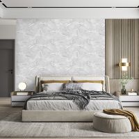 Обои Solo Soft Air SL8872-11 Винил на флизелине (1,06*10) Серый/Голубой, Перья — фото 4, Обои для стен