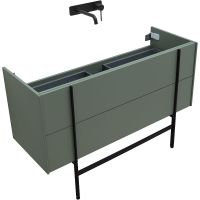 Тумба под раковину Allen Brau Reality 120 1.32008.CGM подвесная Олива матовая — фото 20, Тумбы под раковину