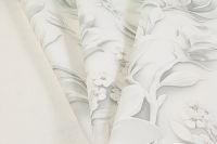 Обои Артекс New Look 6 10981-01 Винил на флизелине (1,06*10,05) Белый, Цветы/Листья — фото 7, Обои для стен