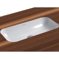 Раковина Azzurra Glaze 69 GLLT06938000BI (GLZ 69x38/SP bi) Белая — фото 1, Раковины