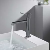 Смеситель для раковины Vincea Desire Вороненая сталь арт-VBF-1D1GM — фото 2, Смесители для раковины