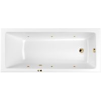 Акриловая ванна Whitecross Wave Slim 180x80 0111.180080.100.SOFT.GL с гидромассажем — фото 1, Ванны