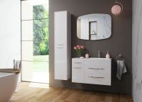 Тумба с раковиной Эстет Barcelona 90 R ФР-00003596 подвесная Белая — фото 6, Тумбы с раковиной