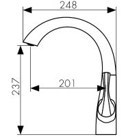 Товар: Смеситель для кухни Kaiser Comba 48033-1 Бронза - фото 2 Смеситель для кухни Kaiser Comba 48033-1 Бронза — фото 2, Смесители