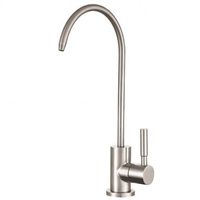 Кран для одного типа воды Aquanet Steel AF210-91S Сатин — фото 1, Краны