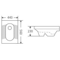 Чаша Генуя SantiLine SL-5040 Белая — фото 2, Чаши Генуя