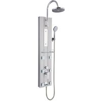 Душевая панель River 10 10000002344 Матовый хром — фото 1, Душевые панели