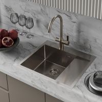 Кухонная мойка Iddis Haze 59 L Сатин арт-HAZ59SLi77 — фото 3, Кухонные мойки