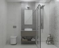 Керамическая плитка Azori Artemest Gris 00-00003177 настенная 31,5х63 см — фото 4, Керамическая плитка