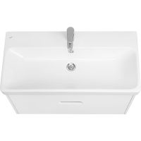 Тумба под раковину Aquaton Оливия 90 1A254401OL010 подвесная Белая матовая — фото 2, Тумбы под раковину