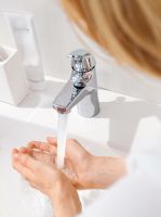 Смеситель для раковины Grohe Baucurve 32805000 Хром — фото 6, Смесители