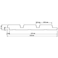 Товар: Декоративная панель HIWOOD LV124L W50 2700x120x12 мм - фото 4 Декоративная панель HIWOOD LV124L W50 2700x120x12 мм — фото 4, Панели