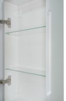 Зеркальный шкаф Континент Allure LED 35 L МВК055 с подсветкой Белый — фото 6, Зеркальные шкафы в ванную