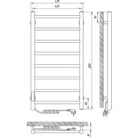 Товар: Электрический полотенцесушитель Laris Джаз П8 400x800 L 73207473 Хром - фото 10 Электрический полотенцесушитель Laris Джаз П8 400x800 L 73207473 Хром — фото 10, Электрические полотенцесушители