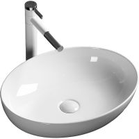 Раковина-чаша Ceruttispa 52 CR0019 СТ9596 Белая — фото 1, Раковины накладные