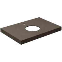 Столешница под раковину Kerama Marazzi Canaletto Про Чементо 70 CN70.DD507020R Коричневая темная матовая — фото 1, Столешницы под раковину