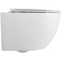 Комплект унитаза с инсталляцией Agger ATI07150+APB200 с сиденьем Микролифт и клавишей смыва Хром глянцевый — фото 4, Комплекты унитаз + инсталляция