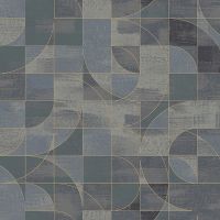 Обои Milassa Geometrica GM1 015 Флизелин (1*10,05) Синий, Геометрия — фото 1, Обои для стен