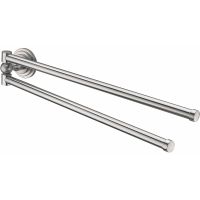 Полотенцедержатель WasserKRAFT Ammer K-7031 поворотный Хром матовый — фото 1, Полотенцедержатели