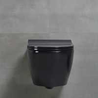 Унитаз beWash Bogen 88303206 подвесной Черный глянец с сиденьем Микролифт — фото 3, Унитазы