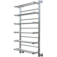 Водяной полотенцесушитель Тругор Вертикаль П НП 100x50 с полкой Хром — фото 1, Водяные полотенцесушители