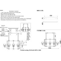 Люстра Crystal Lux Nicolas SP8 L1000 Nickel White Белая Прозрачная Никель — фото 5, Люстры