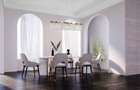 Люстра Maytoni Modern Dune DIA005CL-06G Прозрачная Золото — фото 4, Люстры