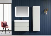 Товар: Тумба с раковиной Orka Malta 100 5001480 подвесная Кашемировая матовая - фото 4 Тумба с раковиной Orka Malta 100 5001480 подвесная Кашемировая матовая — фото 4, Мебель для ванной