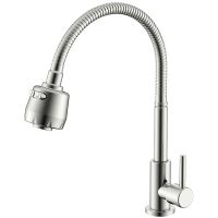 Кран для одного типа воды Splenka S249.482.05 Сатин — фото 1, Краны