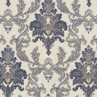 Обои Emiliana Parati Tesori dOriente 97232 Винил на флизелине (1,06*10,05) Бежевый/Синий, Дамаск — фото 1, Обои для стен