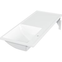 Товар: Раковина Paola Magenta 110 R с местом под стиральную машину Белая глянцевая - фото 4 Раковина Paola Magenta 110 R с местом под стиральную машину Белая глянцевая — фото 4, Раковины