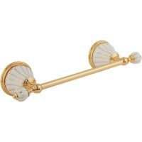 Полотенцедержатель Migliore Olivia 17530 Золото Белый — фото 1, Полотенцедержатели