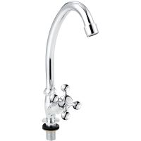 Кран для одного типа воды Viko V-1000 Хром — фото 1, Краны