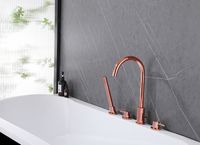 Товар: Смеситель на борт ванны Abber Wasser Kreis AF8113RG Розовое золото - фото 2 Смеситель на борт ванны Abber Wasser Kreis AF8113RG Розовое золото — фото 2, Смесители