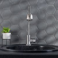 Смеситель для кухни Ростовская Мануфактура Сантехники SUS124-016F Нержавеющая сталь — фото 2, Смесители