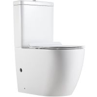 Унитаз компакт Logan L1C 261949 без бачка с сиденьем Микролифт — фото 2, Унитазы