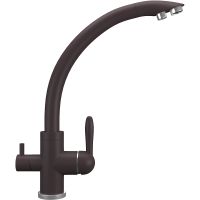 Смеситель для кухни Ulgran Quartz UQ-017-06 Трюфель — фото 1, Смесители