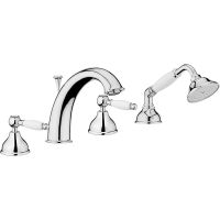 Смеситель на борт ванны Webert Dorian DO730101015 Хром — фото 1, Смесители