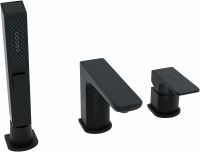 Смеситель на борт ванны Allen Brau Infinity 5.21008-31 Черный матовый — фото 8, Смесители на борт ванны