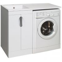 Тумба под раковину Runo Лира 105 00-00000144 Белая — фото 1, Тумбы под раковину