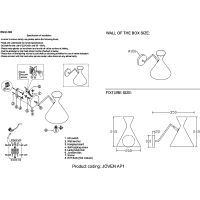 Товар: Настенный светильник Crystal Lux Joven AP1 Gold Black Черный Золото - фото 2 Настенный светильник Crystal Lux Joven AP1 Gold Black Черный Золото — фото 2, Светильники