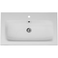 Раковина AM.PM Spirit V2.0 81 M70AWCC0802WG Белая — фото 1, Раковины встраиваемые сверху