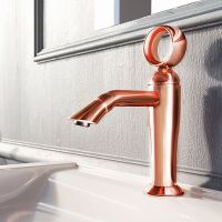 Товар: Смеситель для раковины Webert Opera OA830102980 Розовое золото - фото 2 Смеситель для раковины Webert Opera OA830102980 Розовое золото — фото 2, Смесители