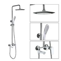 Товар: Душевая система Gappo G48 G2448 Белая Хром - фото 4 Душевая система Gappo G48 G2448 Белая Хром — фото 4, Душевое оборудование. Душевая программа