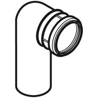 Колено для унитаза Geberit 366.061.16.1 Черный — фото 2, Прочие комплектующие для слива и канализации